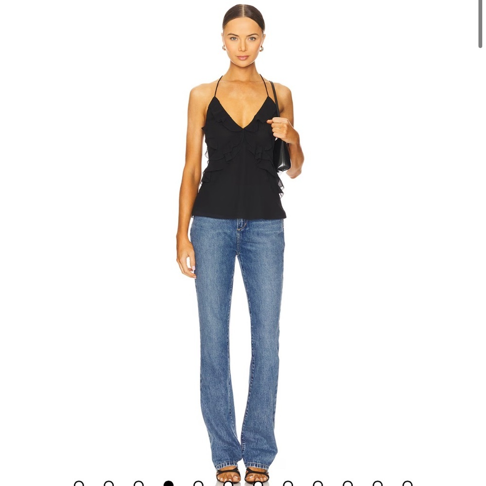 NWT Favorite Daughter The Who Me? Top in Black Size Small - Picture 5 of 16
